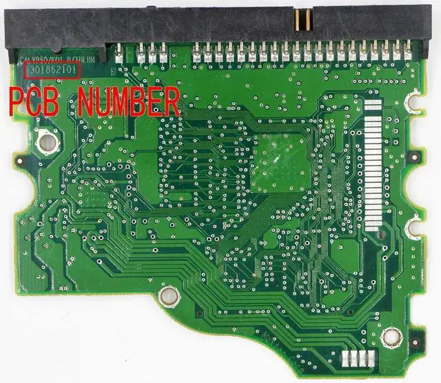 Alt view image 2 of 3 - forMaxtor Desktop IDE Hard disk circuit board BOARD NUMBER: 301862101 /MAIN CONTROLLER IC : 040111300