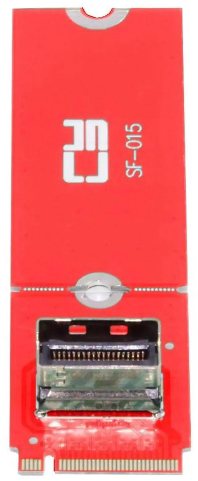 Alt view image 5 of 7 - JAENFONG Card PCI-E 5.0 M.2 M-Key to MCIO Mini Cool Edge IO Female Host Adapter for PCIe Nvme SSD 2280 2230