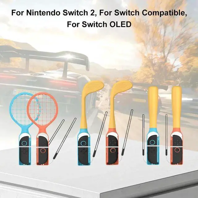 Alt view image 2 of 3 - JAENFONG 24 in 1 Family Sports Party Pack Accessories Kit Sports Games Accessories Bundle Pack for Nintendo Switch2 Sports Games Kit