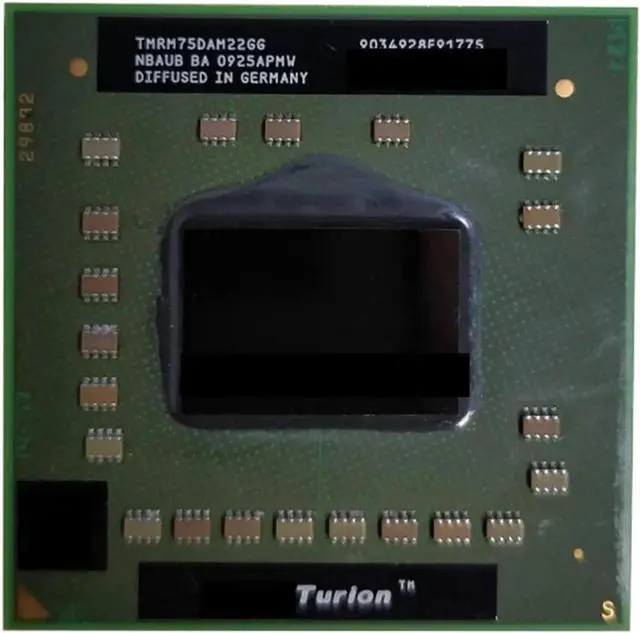 Main image of CPU Processor T 64 X2 Teknologi Seluler RM-75 RM 75 RM75 2.2 GHz Dual-Core Prosesor CPU Dual-Thread TMRM75DAM22GG Soket S1