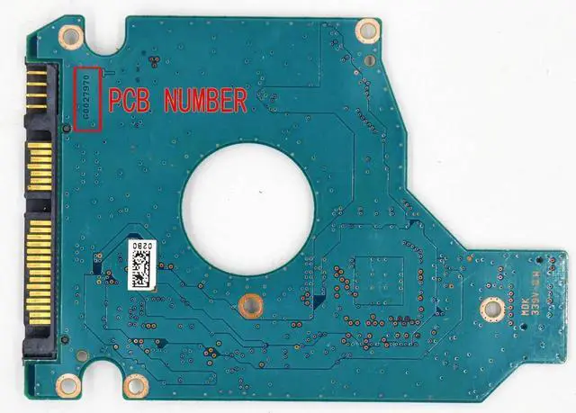 Alt view image 2 of 3 - forToshiba Hard disk circuit board Board Number: G0027970 / HDD2G32