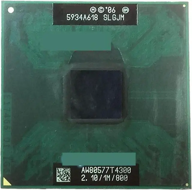 Main image of CPU Original T4300 P CPU T4300 (1M Cache, 2.1GHz, 800MHz FSB) Laptop Processor Processing Unit