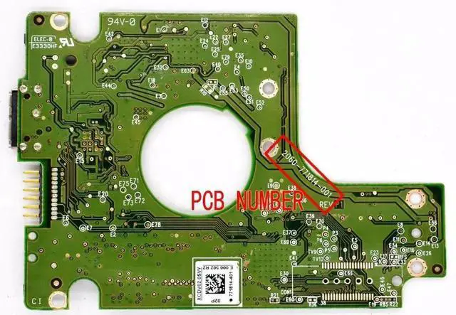 Alt view image 2 of 2 - 2060-771814-001 REV P1 , REV A / forWestern Digital hard disk circuit board 2060 771814 001 / 771814-401 ,771814-901