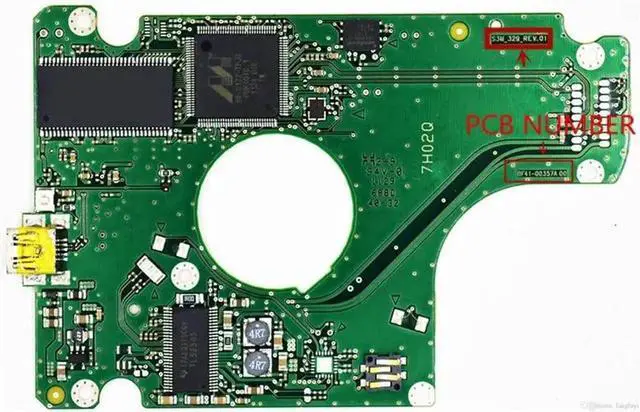Alt view image 4 of 4 - USB 2.0 forSA notebook hard disk circuit board number: BF41-00357A S3M_329_REV.01 R00 M321HX/VP4