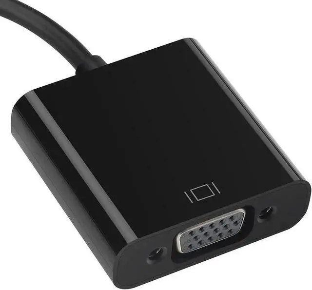 Alt view image 2 of 7 - JAENFONG Active DisplayPort to VGA Male to Female Cable Adapter 1920x1200 1080P for PC Laptop Macbook projector