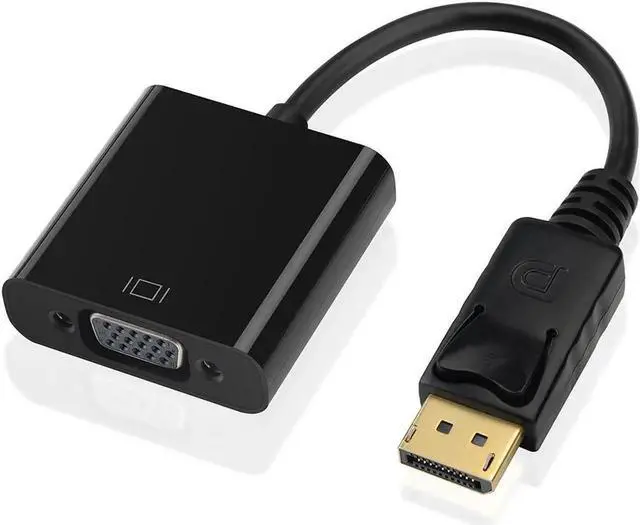 Main image of JAENFONG Active DisplayPort to VGA Male to Female Cable Adapter 1920x1200 1080P for PC Laptop Macbook projector