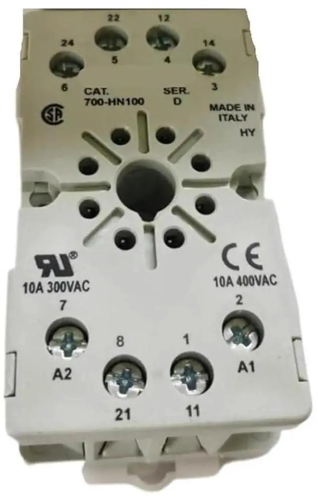 Main image of 1PCS 700-HN100 700-HN138 700-HN154 Relay Socket for Intermediate Relay(700-HN100)