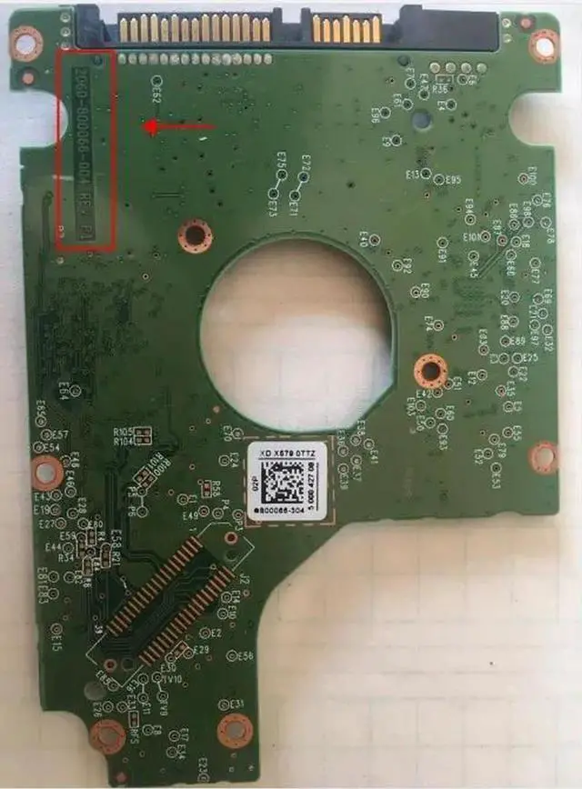 Alt view image 2 of 3 - forWestern Digital hard disk circuit board / 2060-800066-004 REV P1 / 800066-304 / unlock PCB board Decrypt PCB supports PC3000