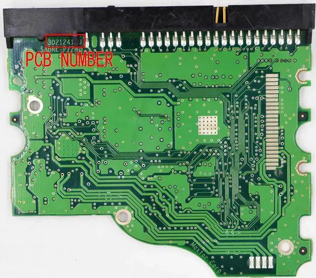 Alt view image 2 of 2 - forMaxtor Desktop IDE Hard disk circuit board BOARD NUMBER: 302124100 /MAIN CONTROLLER IC : 040125100
