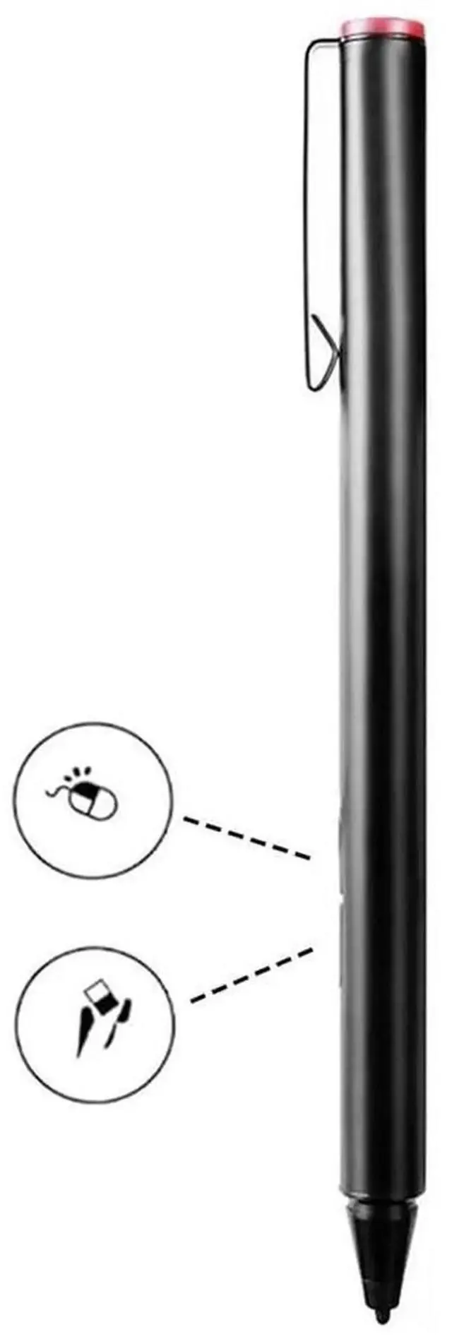 Alt view image 7 of 7 - JAENFONG Active Pen for Yoga C930-13, 720, 730, 920, Flex 14/15, Flex 6, ThinkPad X1 Miix 720, Miix 520/510-12, 4X80N95873