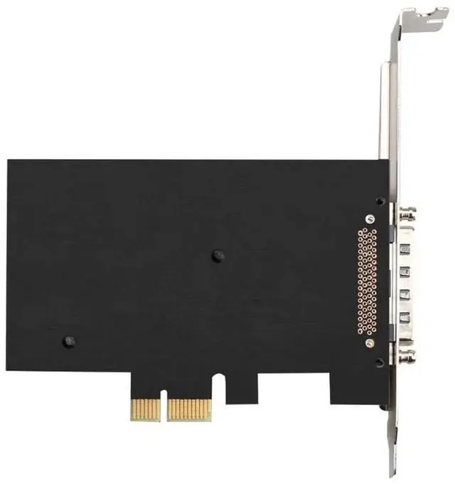 Alt view image 4 of 5 - JAENFONG 8 Port PCIE to DB9 RS232 Serial Port to PCIE Riser Card Serial Controller Card PCI-E Express Extension Card Converter Adapter