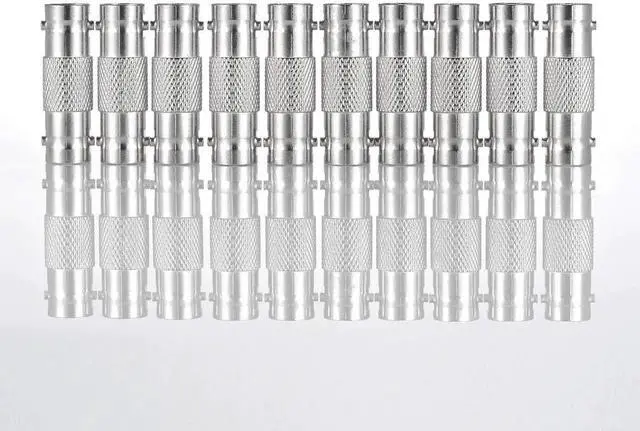 Alt view image 3 of 7 - JAENFONG 30 Pack BNC Female to BNC Female CCTV Security Camera Adapter Coupler Straight Extender Connector