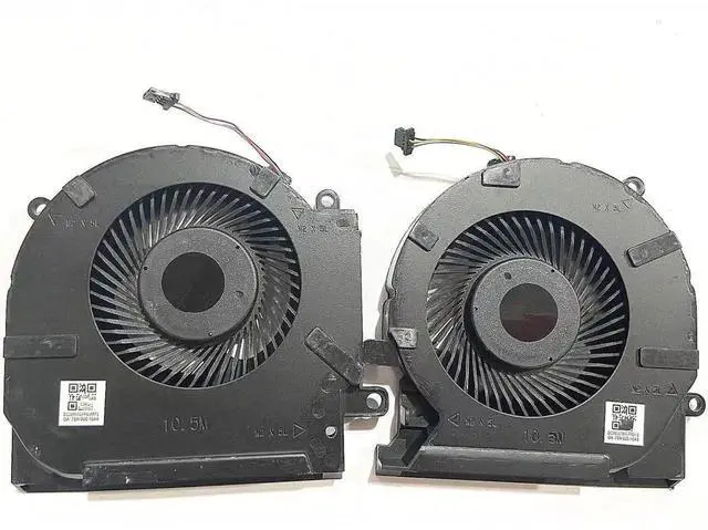 Alt view image 6 of 6 - JAENFONG New CPU+GPU Cooling Fan Replacement for HP Omen 15-EN 15-EK 15-EK0023DX 15-EK0020CA 15-EK0013DX 15-EK0008CA TPN-Q236 TPN-Q238 ND8CC02-19J23 M04215-001 ND8CC02-19J22 M04216-001 12V