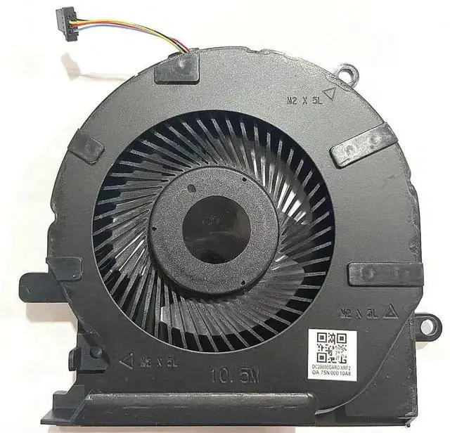 Alt view image 3 of 6 - JAENFONG New CPU+GPU Cooling Fan Replacement for HP Omen 15-EN 15-EK 15-EK0023DX 15-EK0020CA 15-EK0013DX 15-EK0008CA TPN-Q236 TPN-Q238 ND8CC02-19J23 M04215-001 ND8CC02-19J22 M04216-001 12V