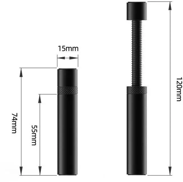 Alt view image 6 of 6 - JAENFONG Graphics Card GPU Support Bracket, Adjustable Anti-Sag Stand with Magnet & Non-Slip Sheet (L, 74-120mm)