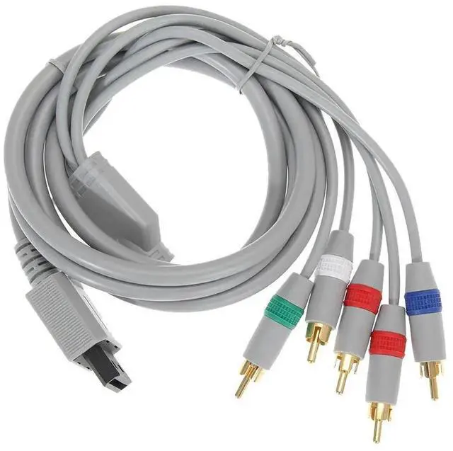 Alt view image 3 of 3 - JAENFONG 1080P Component Video Cable HDTV Audio Video AV 5RCA Cable Game Cable HD AV Cable for Nintendo Wii Console