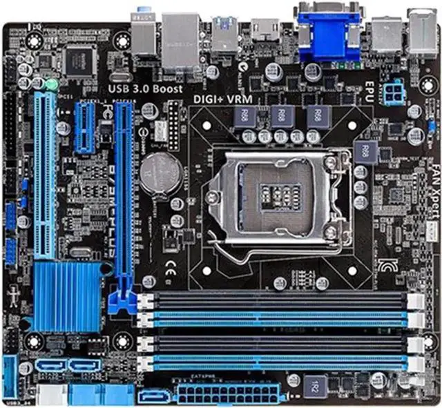 Main image of Computer Motherboards Fit forASUS B75M-PLUS Desktop Motherboard B75 Socket LGA 1155 I3 I5 I7 DDR3 16G UATX UEFI BIOS Original Mainboard