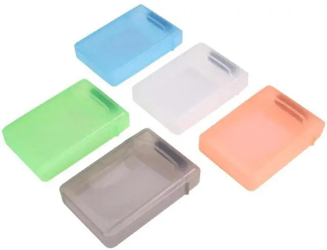 Alt view image 5 of 7 - JAENFONG Hard Drive Disk Case Hard Drive Disk Box- 5 Pack 3.5 Inch Hard Drive Storage Case Portable Plastic HDD Box Anti- Static External Hard Drive Case Anti- Proof Case External Hard Drive Case