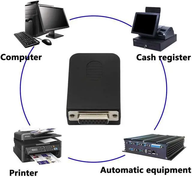 Alt view image 2 of 7 - JAENFONG DB15 Breakout Connector, DB15 D-SUB Female Solderless Serial to Screw Wiring Terminal Signal Module Breakout PCB Board with Plastic Case & Screws Long Bolt (Black) (FB)