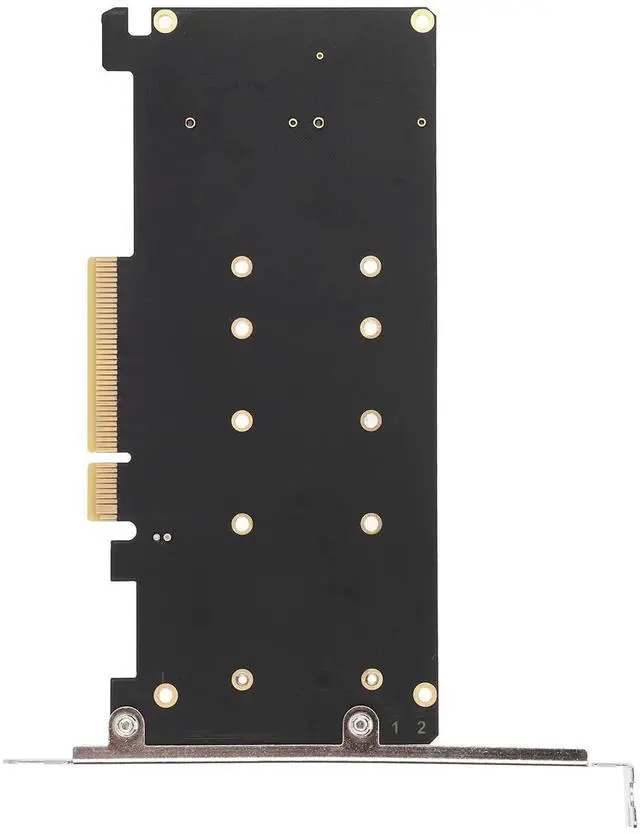 Alt view image 4 of 7 - JAENFONG M.2 NVME SSD M Key to PCIE X8 Adapter Card, PCIE to NVME Drive Expansion Card, 32Gbps SSD PCIE 3.0/4.0 Adapter for Desktop PC, PCI E Full Channel Full Speed(ph45)