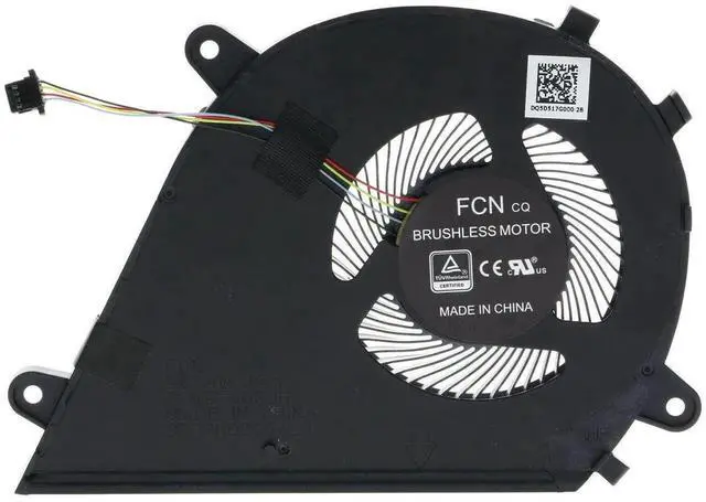 Alt view image 3 of 5 - JAENFONG CPU+GPU Cooling Fan Replacement for A.SUS Mars15 VX60 VX60GT VivoBook K571 K571GT-EB76 X571G F571G F571GT X571F X571GD X571GT X571U Series DFS2000054M0T FMOG DFS2000054LOT FMOF