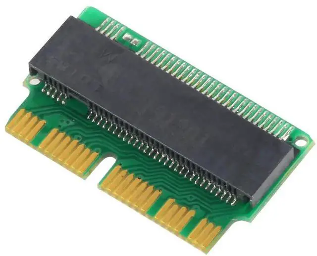 Alt view image 3 of 6 - JAENFONG M.2 NGFF NVME SSD Adapter Card M Key M.2 PCIe X4 NGFF AHCI 2280 SSD 12 16Pin Adapter Card for MacBook Air 2013 2014 2015 A1465 A1466 Mac Pro A1398 A1502