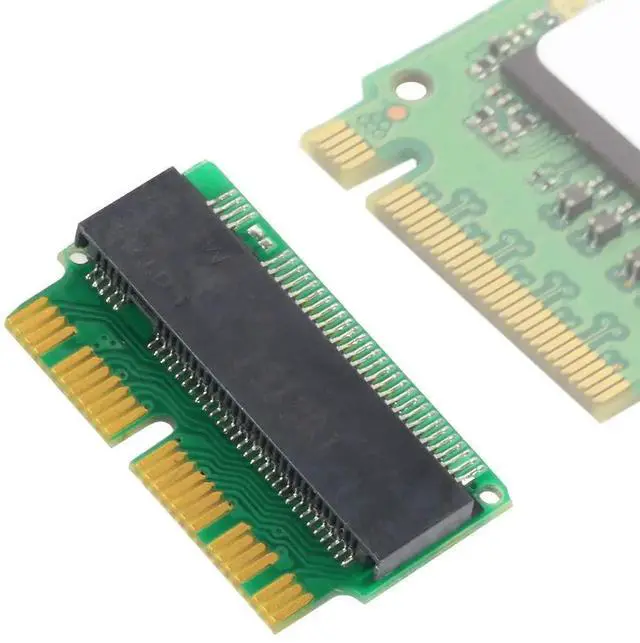 Alt view image 5 of 6 - JAENFONG M.2 NGFF NVME SSD Adapter Card M Key M.2 PCIe X4 NGFF AHCI 2280 SSD 12 16Pin Adapter Card for MacBook Air 2013 2014 2015 A1465 A1466 Mac Pro A1398 A1502