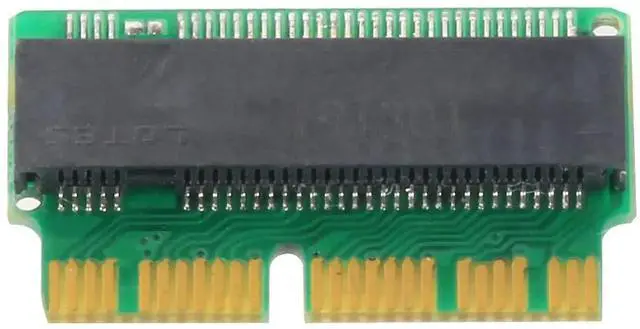 Alt view image 4 of 6 - JAENFONG M.2 NGFF NVME SSD Adapter Card M Key M.2 PCIe X4 NGFF AHCI 2280 SSD 12 16Pin Adapter Card for MacBook Air 2013 2014 2015 A1465 A1466 Mac Pro A1398 A1502