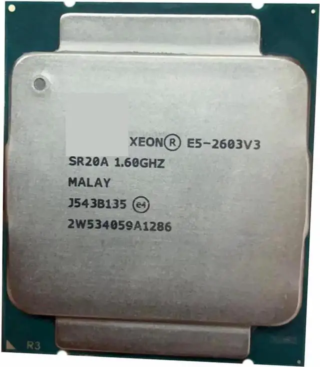 Main image of forXeon E5-2603v3 E5 2603 V3 1.6 GHz Six-Core Six-Thread CPU Processor 15M 85W LGA 2011