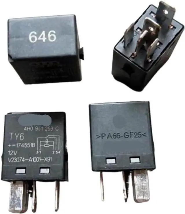 Main image of 12V Relay V23374-A1001-X010 V23374A1001X010 12VDC DC12V 12V 5PIN(10pcs)