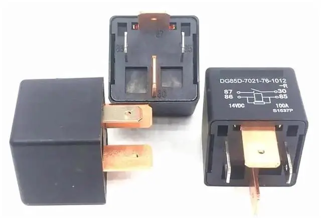 Main image of DG85D-7021-76-1012-R (V7-1A-12V-100A) Relay 4pins Relay Base 1Pcs(DG85D-7021-76-1012-R)