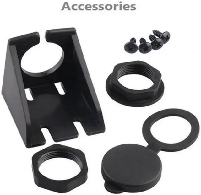 Alt view image 6 of 7 - 1m Waterproof Dual USB 3.0 Extension AUX Flush Mount Car Mount Extension Cable for Dashboard Panel U3-383-2P-1.0M