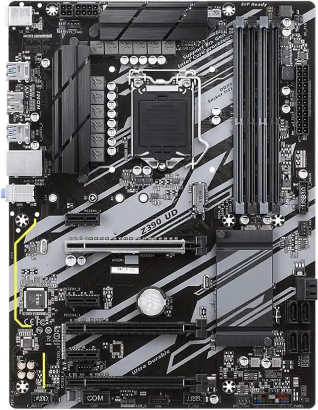 Main image of Fit forGigabyte GA Z390 UD Motherboard LGA 1151 Z390 Desktop Mainboard M.2 Nvme PCI-E X16 Gaming Motherboard