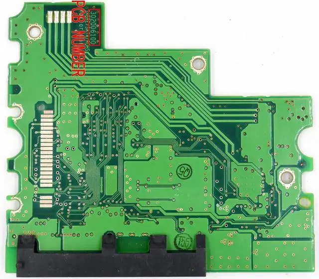 Alt view image 2 of 2 - forMaxtor Desktop forSATA Hard disk circuit board BOARD NUMBER: 302006100 / MAIN CONTROLLER IC : 040121300