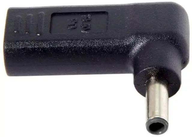 Alt view image 5 of 5 - JAENFONG USB 3.1 Type C USB-C to DC 4.5x3.0mm Adapter PD Emulator Trigger 90 Degree Angled