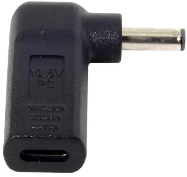 Alt view image 2 of 5 - JAENFONG USB 3.1 Type C USB-C to DC 4.5x3.0mm Adapter PD Emulator Trigger 90 Degree Angled