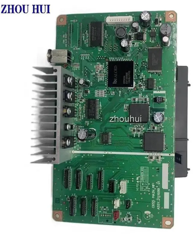 Alt view image 5 of 6 - MainBoard Old Model Version Motherboard UV printer Formatter Logic Board ForEpson R1390 1390 Printer