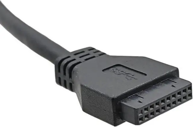 Alt view image 3 of 5 - JAENFONG  C Case 5.25 inch front panel 6 Ports USB Hub,4 Ports USB 3.0 & 2 Ports USB 2.0,2.6ft USB Type A Female to motherboard Adapter Cable