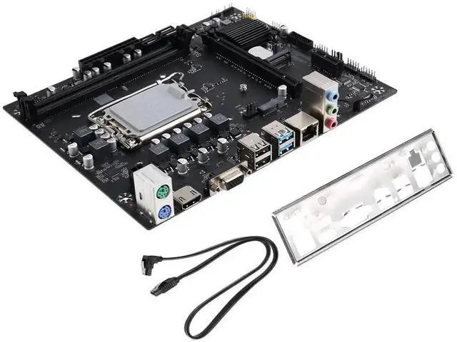 Alt view image 3 of 4 - JAENFONG H610S4 M4 Desktop Computer Motherboard DDR4 Memory LGA1700 CPU I5 12400F/12100 RTL8111G/H 1000mbps LAN