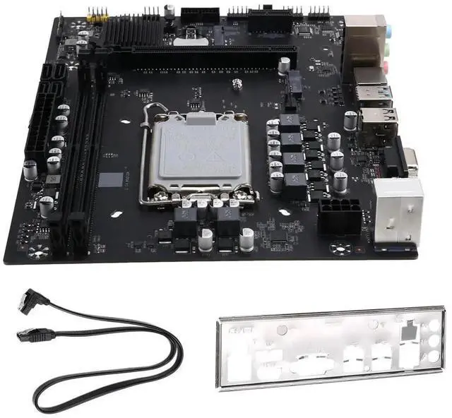 Alt view image 2 of 4 - JAENFONG H610S4 M4 Desktop Computer Motherboard DDR4 Memory LGA1700 CPU I5 12400F/12100 RTL8111G/H 1000mbps LAN