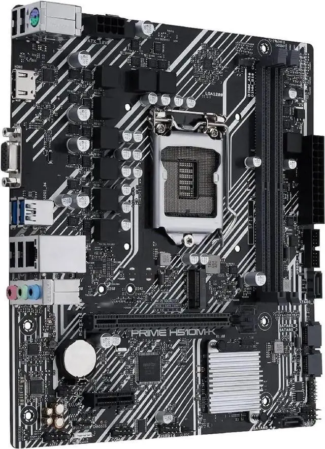 Alt view image 2 of 2 - Motherboard Fit forASUS LGA 1200 Prime H510M-K H510 Motherboard PCI-E 4.0 2 DDR4 64GB 4 SATA III Micro ATX Motherboard 1200 USB3.2