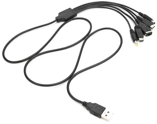 Main image of JAENFONG USB Charger Cable Classic Delicate 1.2m 5 in 1 USB Charging Cable Cord Fit for Nintend 3DS XL NDSLite NDSI LL