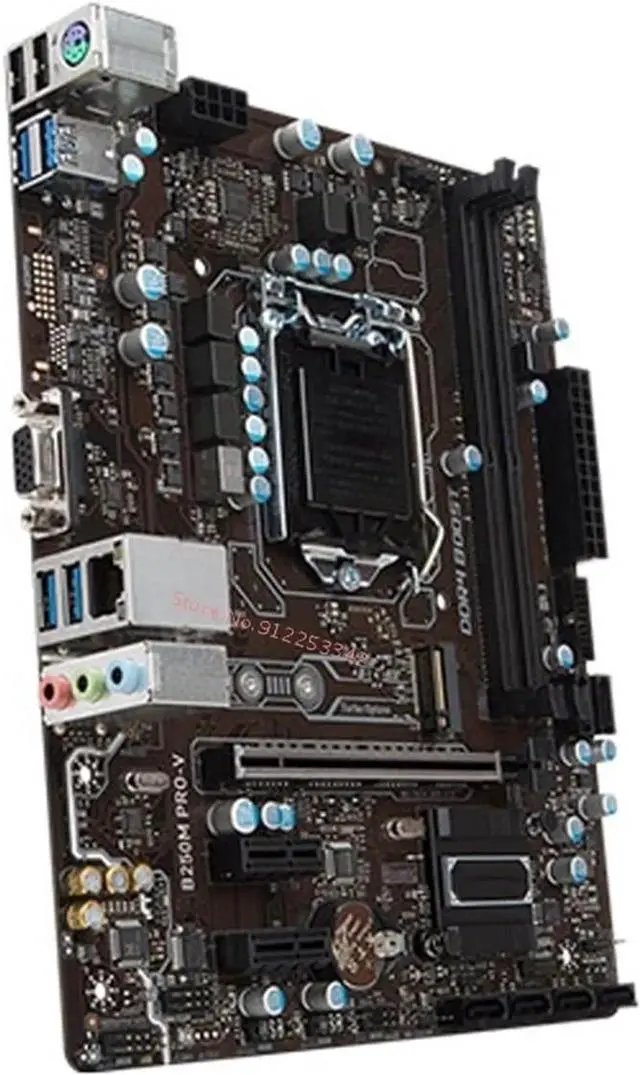 Alt view image 2 of 2 - Computer Motherboards Fit forMSI B250M PRO-V Original Motherboard LGA 1151 I7 I5 I3 DDR4 32GB PCI-E 3.0 M.2 USB2.0 USB3.1 SATA3 B250 Desktop Board