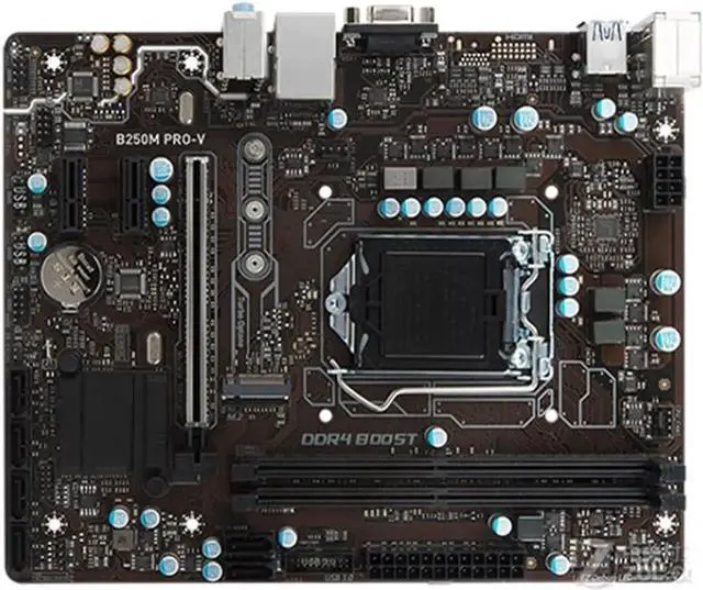 Main image of Computer Motherboards Fit forMSI B250M PRO-V Original Motherboard LGA 1151 I7 I5 I3 DDR4 32GB PCI-E 3.0 M.2 USB2.0 USB3.1 SATA3 B250 Desktop Board