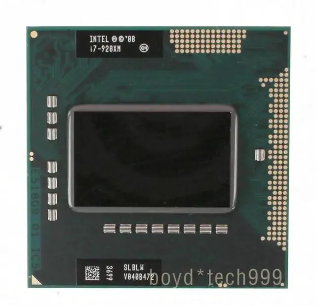 Main image of Fit forIntel Core i7-920XM Ii 920XM Quad-Core CPU Processor 2 GHz 2.5 GT/s Socket G1