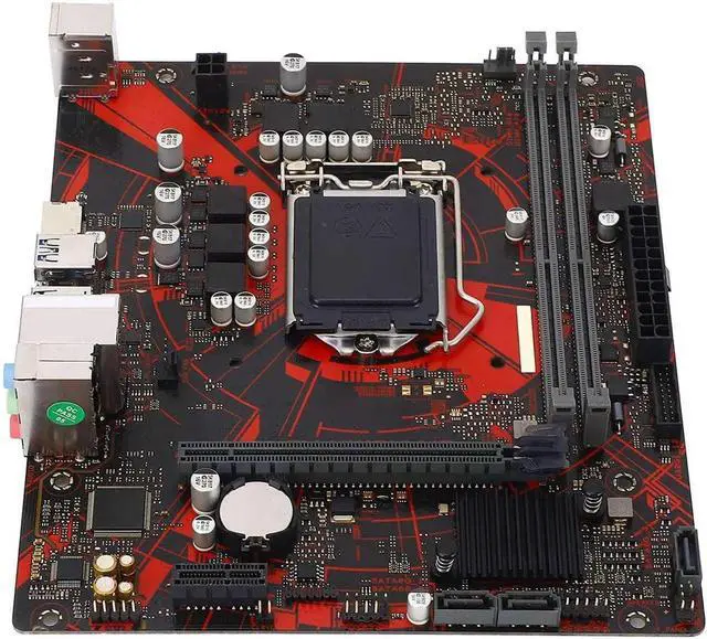 Alt view image 4 of 6 - EX H410M V3 Computer Motherboard, 2 DDR4 DIMM 64GB M ATX PCI E 3.0 Desktop Motherboard for LGA 1200, for Core 10th gen, 1x PCIE X16, HDMI, USB2.0