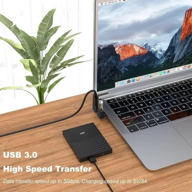 Alt view image 7 of 7 - JAENFONG  2 Pack 90 Degree USB C to USB Adapter, Up and Down Angle USB C Male to USB 3.0 Female Connector Converter Compatible for MacBook Pro Air Laptop and More Type C Devices (Black)