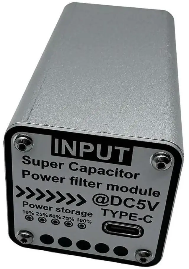 Alt view image 4 of 7 - JAENFONG For Raspberry Pifara Capacitor Filter 5V Type C Input/Output Multifunctional Portable Convenient Power Filter Spare Parts