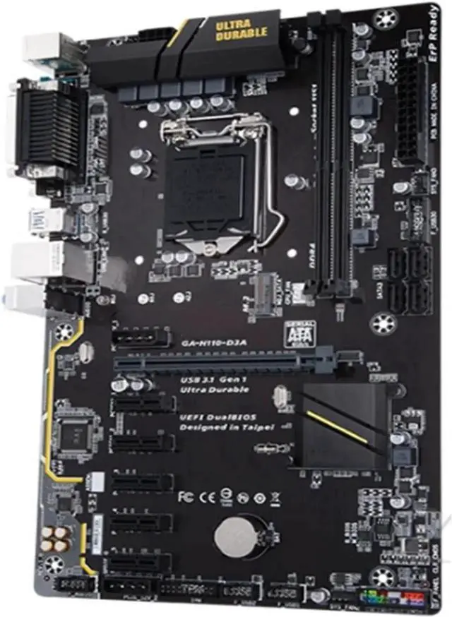 Main image of Mining Motherboard Fit for H110-D3A B250 Motherboard forGigabyte GA-H110-D3A LGA 1151 DDR4 GA-H110-D3A 32GB Desktop Motherboard Computer 6PCIE