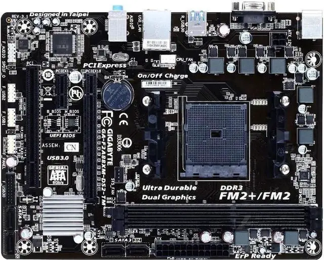 Main image of Pc Motherboard Computer Motherboard Fit forGigabyte GA-F2A88XM-DS2-TM Motherboard for Slot FM2 A88X FM2 + DDR3 USB3.0 SATA3.0